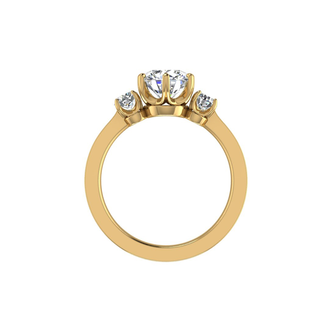 Kamryn Three-Stone Ring